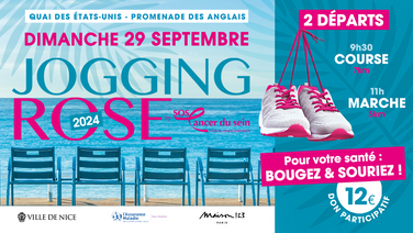 "JOGGING ROSE et MARCHE ROSE à NICE le 29 Septembre 2024" par sos cancer du sein